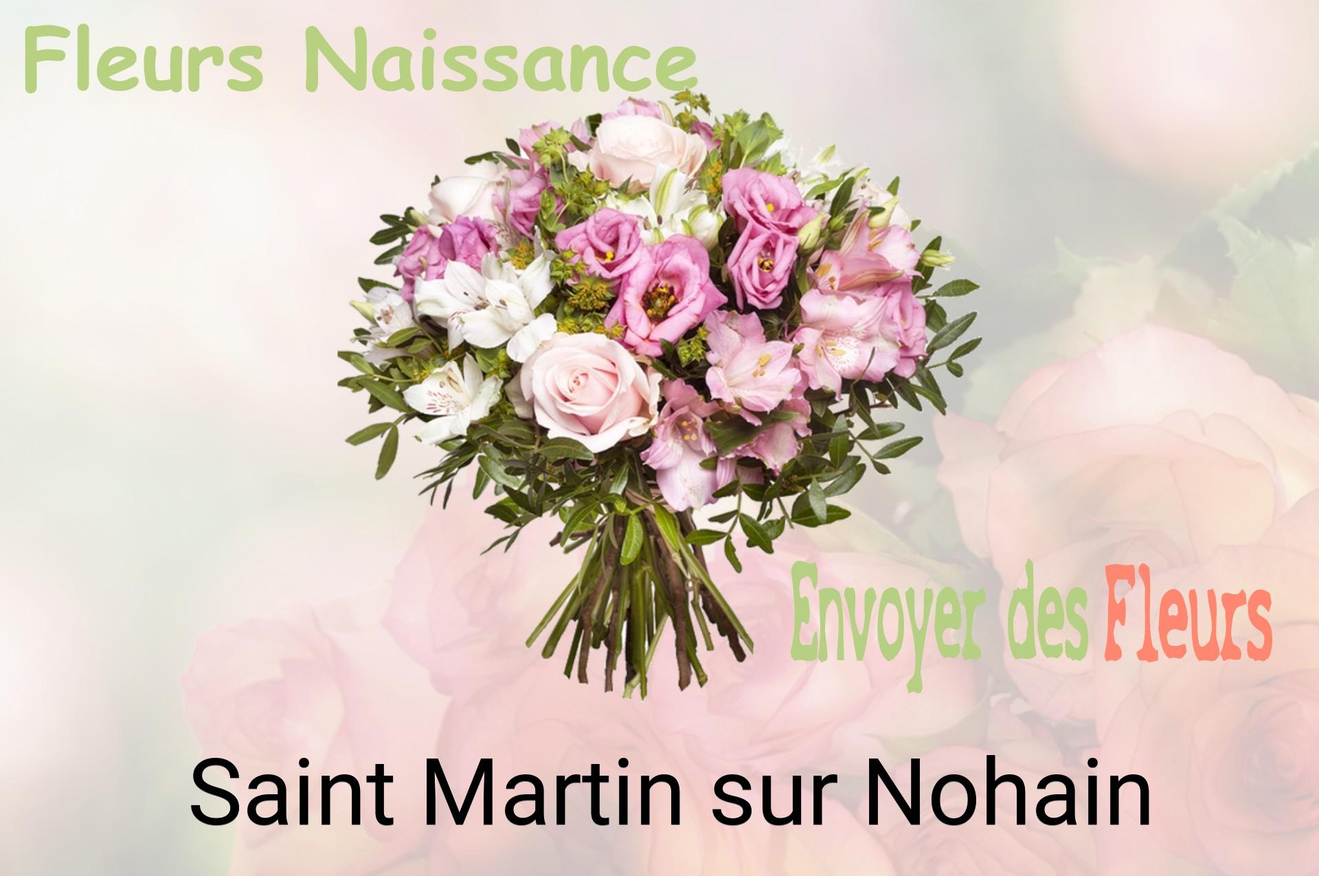 Bouquet de fleurs de naissance livré à Saint-Martin-sur-Nohain