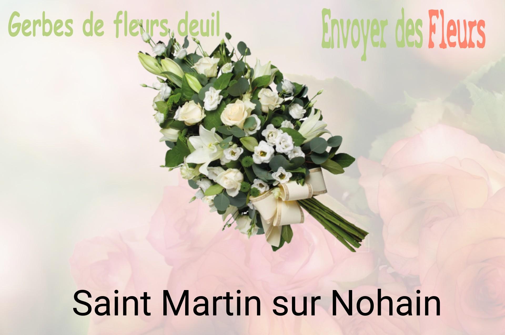 Gerbe de fleurs de deuil livrée à Saint-Martin-sur-Nohain